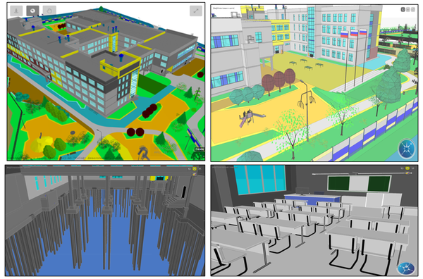 Комплексное 3D-проектирование объектов социальной инфраструктуры в Model Studio CS